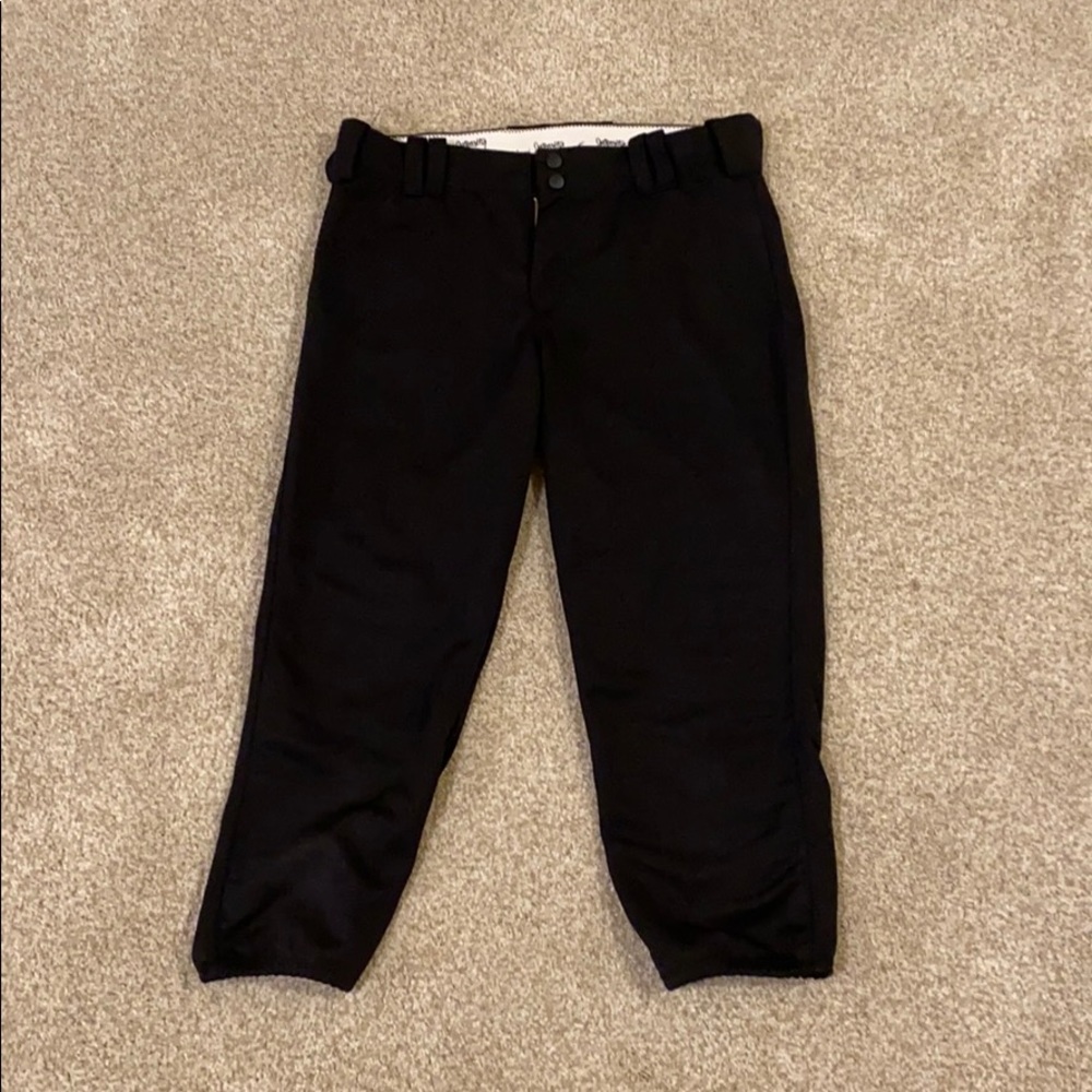 Black softball pants
